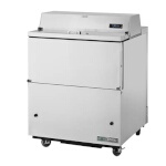 True TMC-34-S-HC - Mobile Milk Cooler, (8) crate, stainless steel flip-up lid, stainless exterior